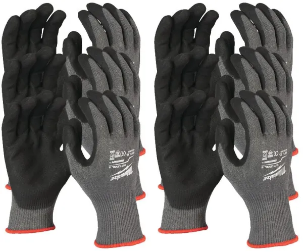 Milwaukee Handschoenen Kat. 5 XXL/11 I 12 paar