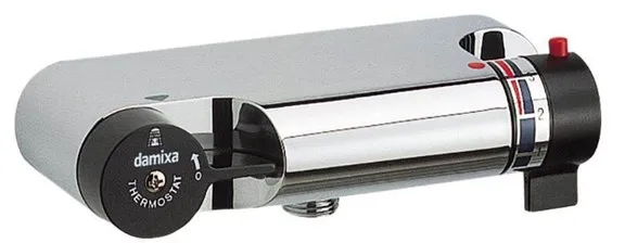 Damixa TMC douchekraan, zwart/chroom