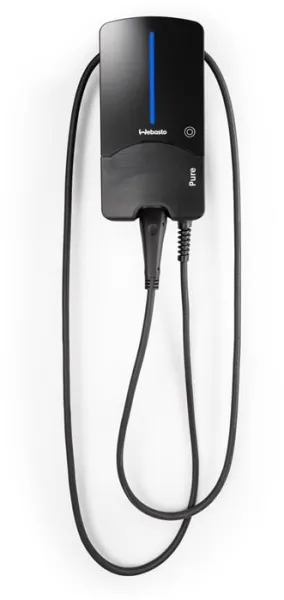 Webasto Pure Laadbox 22 kW Type 2 Black Edition met 4,5 m kabel - Geïntegreerde Type B aardlekschakelaar