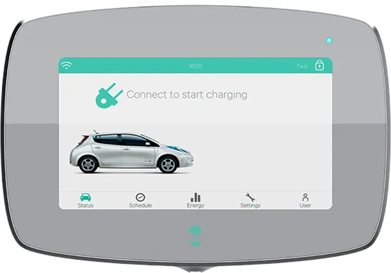 Wallbox Commander 2 laadstation met Wi-Fi, 22 kW, 5 meter, Type 2, wit