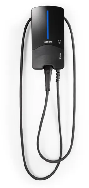 Webasto Pure Laadbox 22 kW Type 2 Black Edition met 7 m kabel - Geïntegreerde Type B aardlekschakelaar