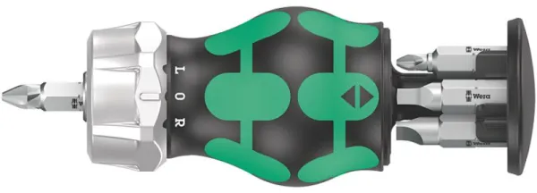 Wera Kraftform Kompakt Stubby Magazijn RA 1, 6-delig
