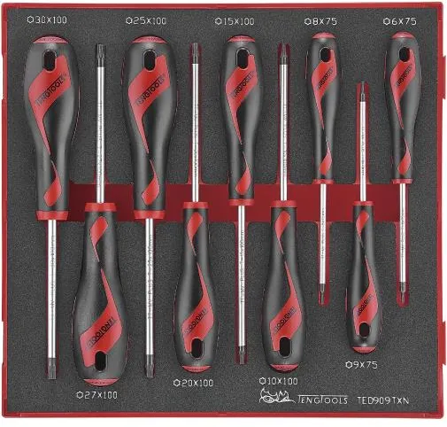 Teng Tools schroevendraaierset Torx TED906TXN met 9 delen