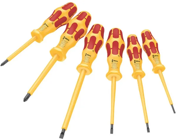 Wera 1060 i/1062 i/6 Schroevendraaierset Kraftform VDE, 6-delig
