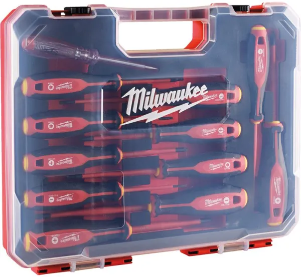 Milwaukee Schroevendraaierset VDE met 12 delen